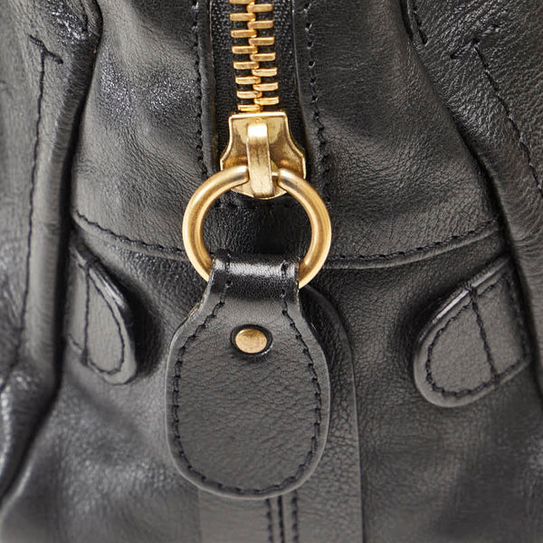 クロエ パラティ ハンドバッグ ブラック レザー レディース Chloe 【中古】