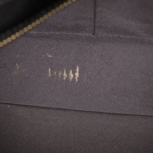 サマンサタバサ モノグラム ハンドバッグ ブラック キャンバス レザー レディース Samantha Thavasa 【中古】