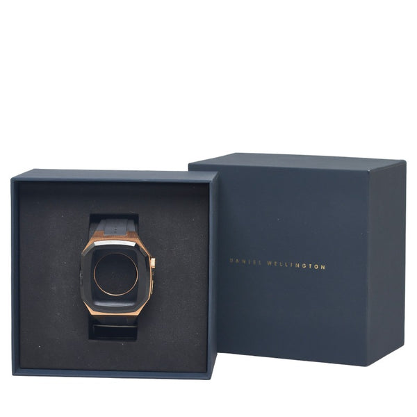 ダニエルウェリントン スマートウォッチケース Apple Watchケース 44mm 時計バンド DW01200002 ローズゴールド ブラック ステンレススチール ゴム メンズ Daniel Wellington 【中古】
