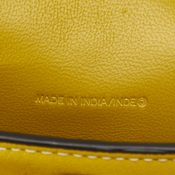 コーチ ボディバッグ ショルダーバッグ CH070 ブルー イエロー レザー メンズ COACH 【中古】