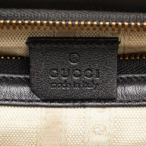 グッチ ホースビット ハンドバッグ ショルダーバッグ 2WAY 371925 ブラック パテントレザー レディース GUCCI 【中古】