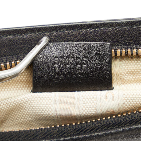 グッチ ホースビット ハンドバッグ ショルダーバッグ 2WAY 371925 ブラック パテントレザー レディース GUCCI 【中古】