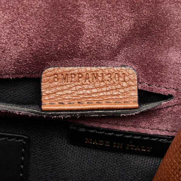 バーバリー チェック 斜め掛け ショルダーバッグ ブラウン レザー キャンバス レディース BURBERRY 【中古】