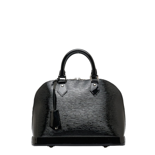ルイ ヴィトン エピ エレクトリック アルマ ハンドバッグ M4032N ノワール ブラック パテントレザー レディース LOUIS VUITTON 【中古】