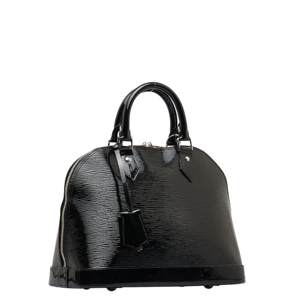 ルイ ヴィトン エピ エレクトリック アルマ ハンドバッグ M4032N ノワール ブラック パテントレザー レディース LOUIS VUITTON 【中古】