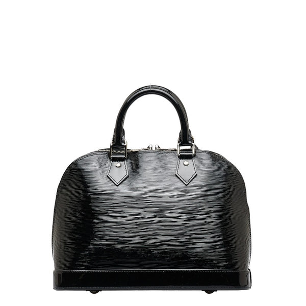 ルイ ヴィトン エピ エレクトリック アルマ ハンドバッグ M4032N ノワール ブラック パテントレザー レディース LOUIS VUITTON 【中古】