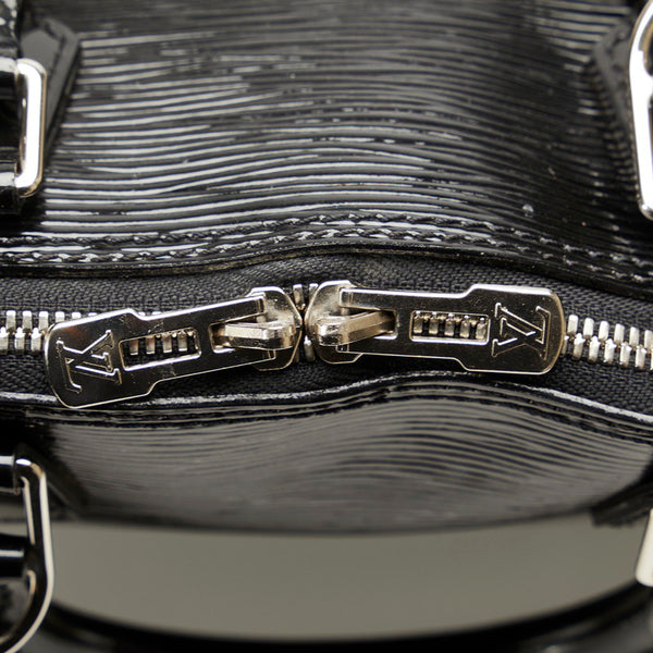 ルイ ヴィトン エピ エレクトリック アルマ ハンドバッグ M4032N ノワール ブラック パテントレザー レディース LOUIS VUITTON 【中古】