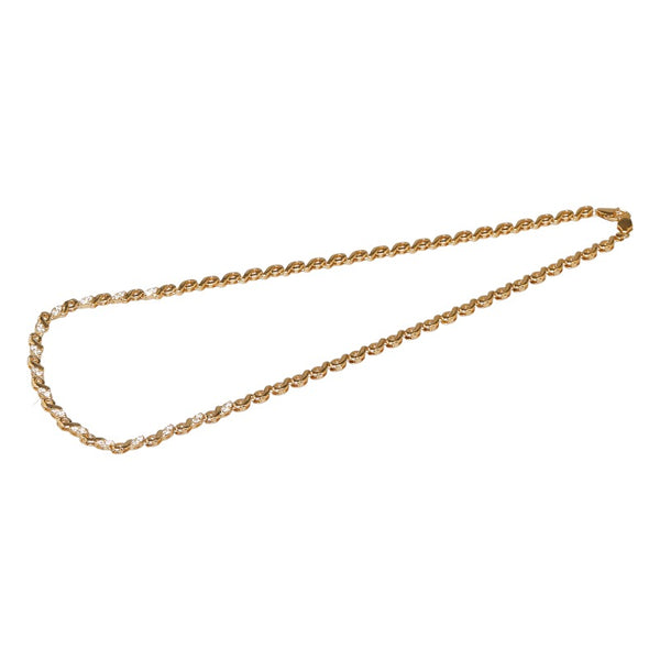 K18YG イエローゴールド ダイヤ1.00ct ネックレス レディース 【中古】