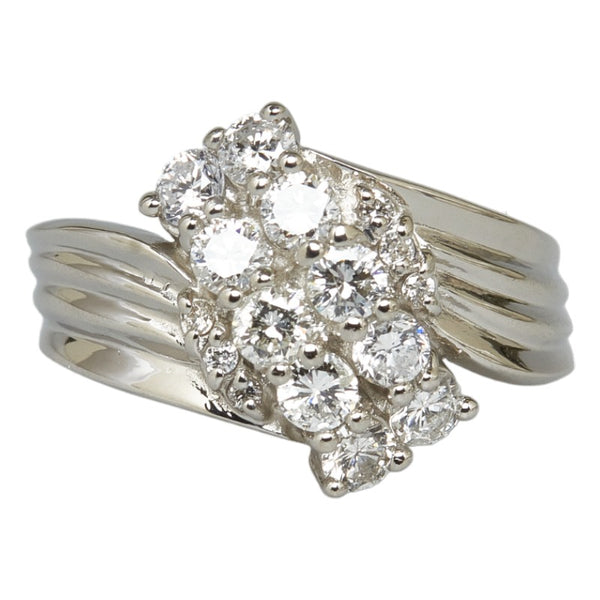 Pt900 プラチナ ダイヤ1.00ct リング 指輪 レディース 11.5号 【中古】