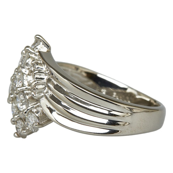 Pt900 プラチナ ダイヤ1.00ct リング 指輪 レディース 11.5号 【中古】