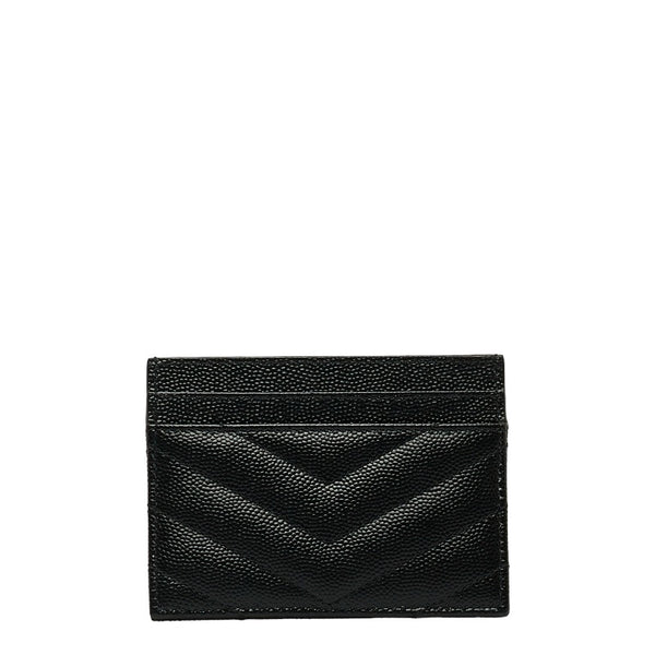 サンローラン キルティング カードケース 423291 ブラック レザー レディース SAINT LAURENT 【中古】