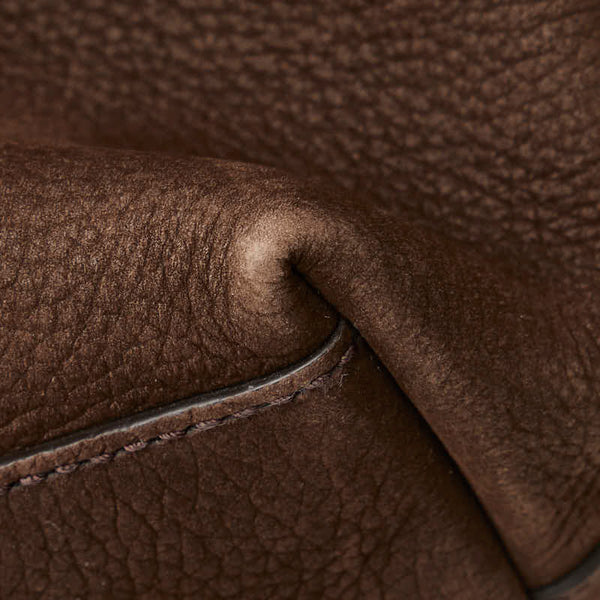 グッチ トートバッグ ショルダーバッグ 419689 ブラウン ヌバック レザー レディース GUCCI 【中古】