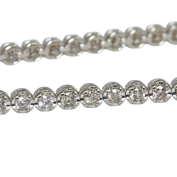 Pt850 プラチナ ダイヤ3.00ct テニスブレスレット ブレスレット レディース 【中古】