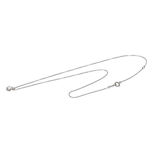 タサキ Pt900 プラチナ Pt850 プラチナ ダイヤ0.30ct ダイヤ0.05ct ネックレス レディース TASAKI 【中古】