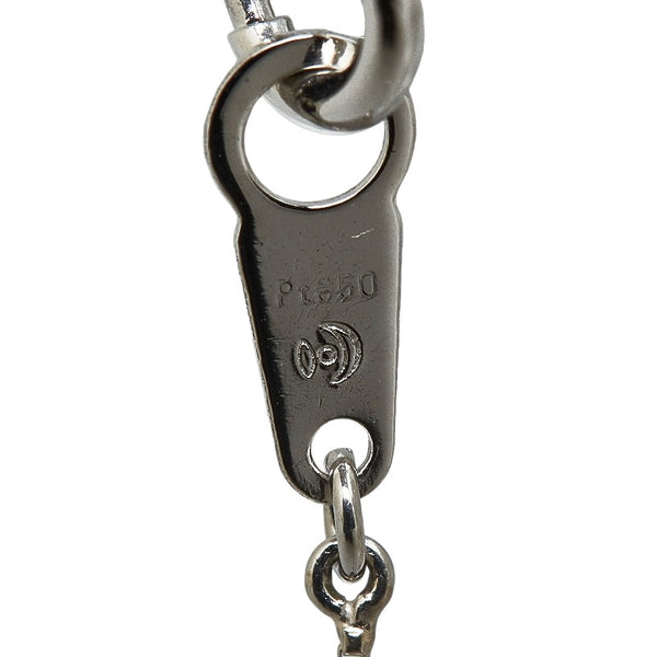 タサキ Pt900 プラチナ Pt850 プラチナ ダイヤ0.30ct ダイヤ0.05ct ネックレス レディース TASAKI 【中古】