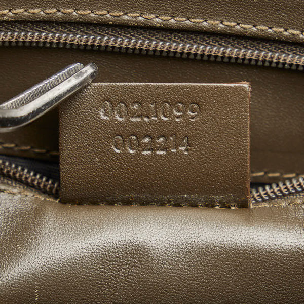 グッチ トートバッグ ハンドバッグ 002 1099 ベージュ ナイロン レザー レディース GUCCI 【中古】