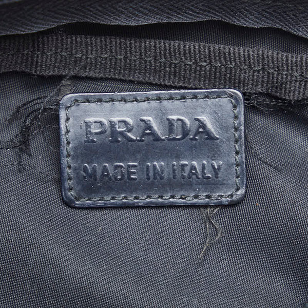 プラダ ポーチ ブラック ナイロン レディース PRADA 【中古】