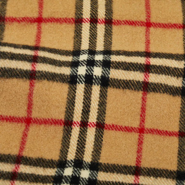 バーバリー ノバチェック マフラー ブラウン ベージュ ウール レディース BURBERRY 【中古】
