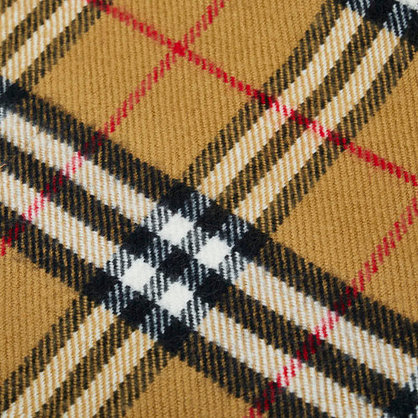 バーバリー ノバチェック マフラー ブラウン ベージュ ウール レディース BURBERRY 【中古】