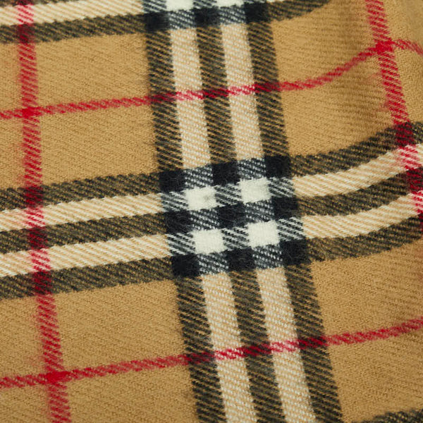 バーバリー ノバチェック マフラー ベージュ ウール レディース BURBERRY 【中古】