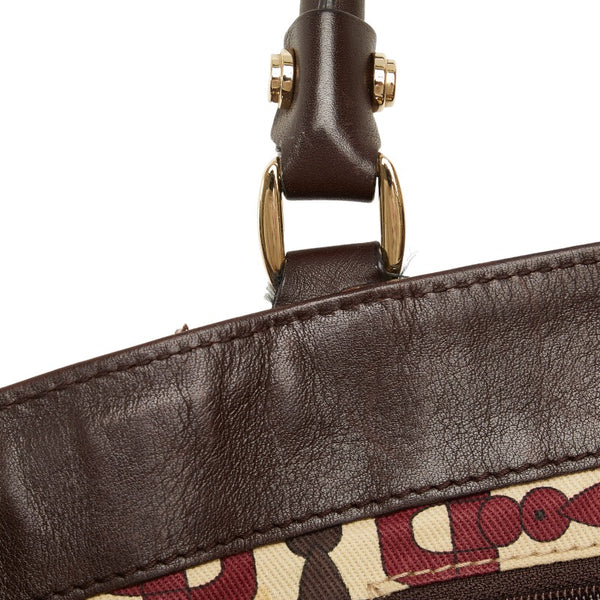 グッチ グッチシマ アビー ショルダーバッグ トートバッグ 211982 ブラウン レザー レディース GUCCI 【中古】