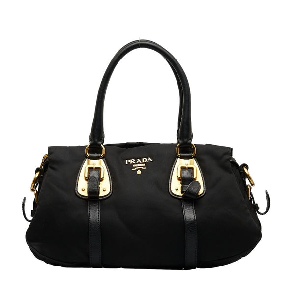 プラダ ハンドバッグ ショルダーバッグ 2WAY ブラック レザー レディース PRADA 【中古】