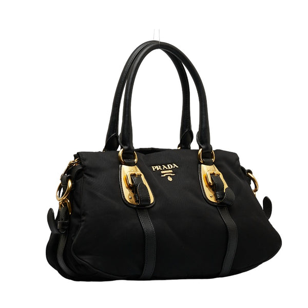 プラダ ハンドバッグ ショルダーバッグ 2WAY ブラック レザー レディース PRADA 【中古】