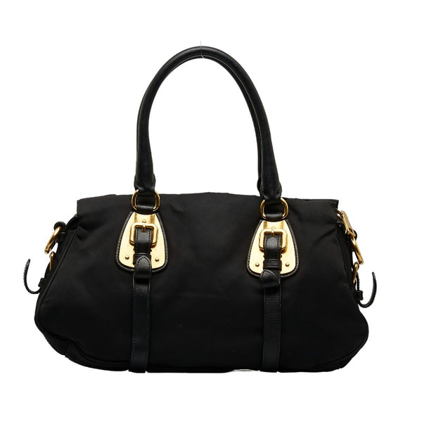プラダ ハンドバッグ ショルダーバッグ 2WAY ブラック レザー レディース PRADA 【中古】
