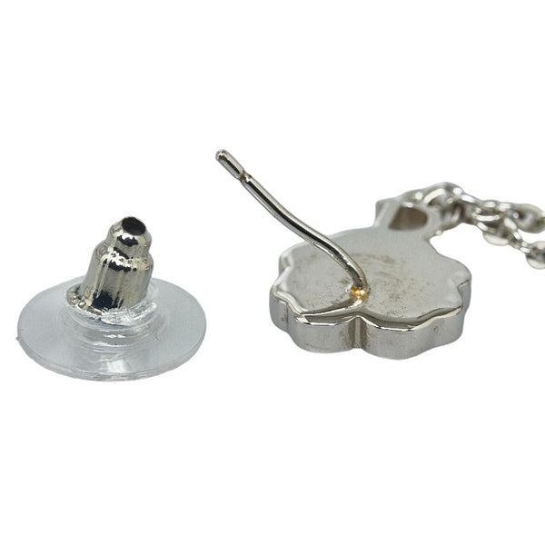 ディオール リボンモチーフ ピアス シルバー メタル レディース Dior 【中古】