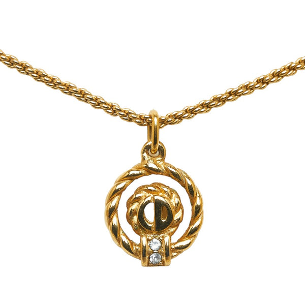 ディオール ネックレス ゴールド メッキ レディース Dior 【中古】