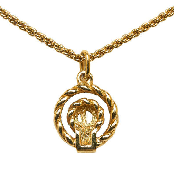 ディオール ネックレス ゴールド メッキ レディース Dior 【中古】