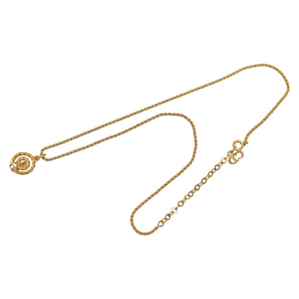 ディオール ネックレス ゴールド メッキ レディース Dior 【中古】