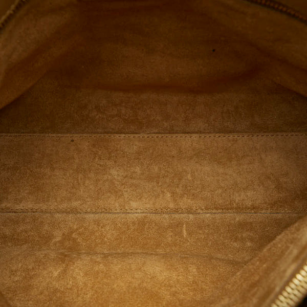 サンローラン サックドジュール スモール ハンドバッグ ショルダーバッグ 2WAY 355153 ブラウン レザー レディース SAINT LAURENT 【中古】