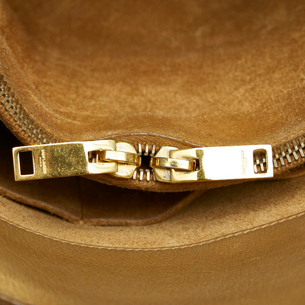 サンローラン サックドジュール スモール ハンドバッグ ショルダーバッグ 2WAY 355153 ブラウン レザー レディース SAINT LAURENT 【中古】