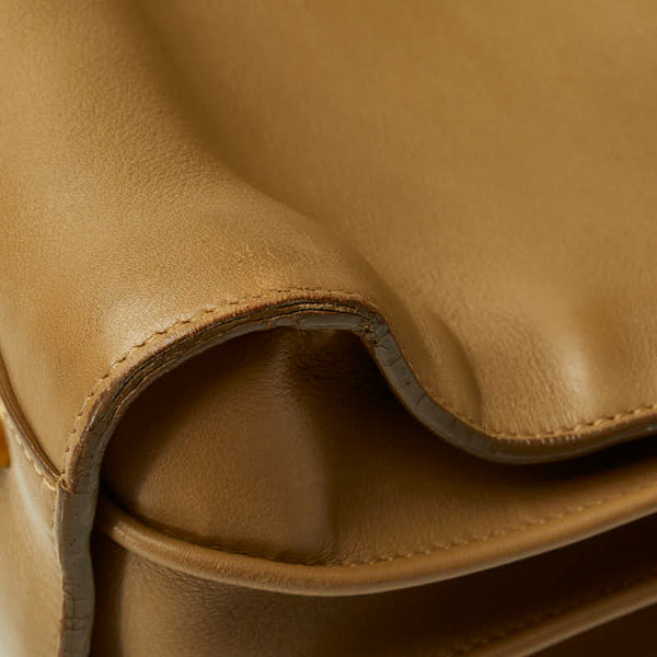 サンローラン サックドジュール スモール ハンドバッグ ショルダーバッグ 2WAY 355153 ブラウン レザー レディース SAINT LAURENT 【中古】