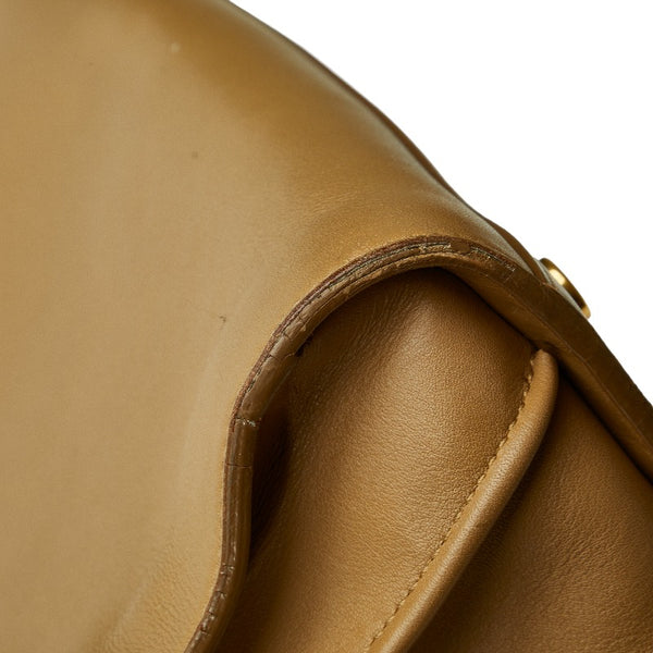 サンローラン サックドジュール スモール ハンドバッグ ショルダーバッグ 2WAY 355153 ブラウン レザー レディース SAINT LAURENT 【中古】