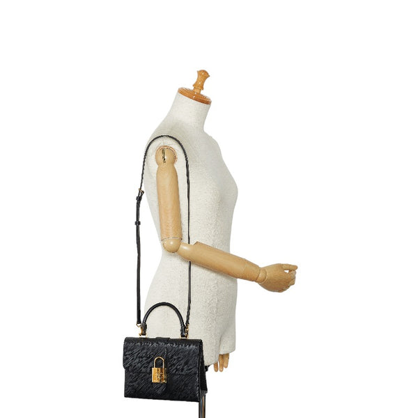 ルイ ヴィトン エピ ロッキーBB ハンドバッグ ショルダーバッグ 2WAY M52880 ノワール ブラック レザー レディース LOUIS VUITTON 【中古】