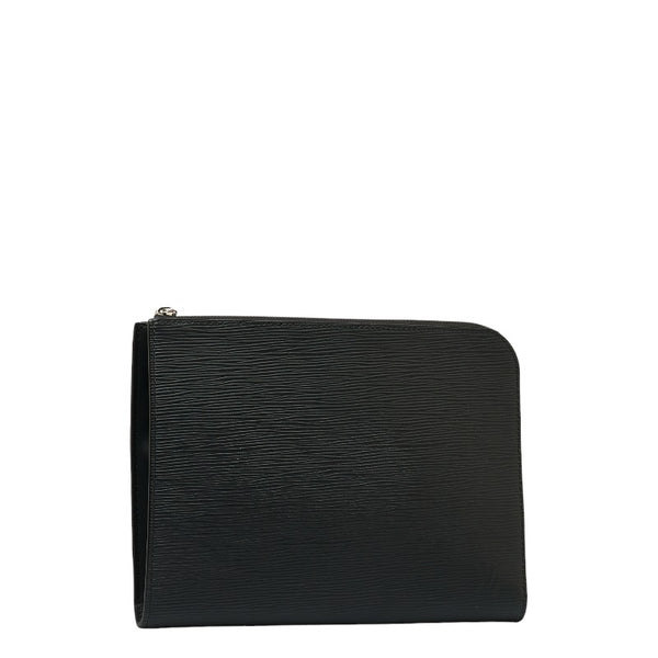 ルイ ヴィトン エピ ポシェット ジュール PM NM2 クラッチバッグ M62646 ノワール ブラック レザー メンズ LOUIS VUITTON 【中古】