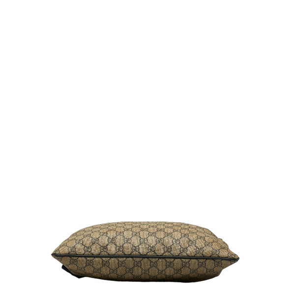 グッチ GGプラス 斜め掛け ショルダーバッグ 201446 ベージュ ブラック PVC レザー レディース GUCCI 【中古】