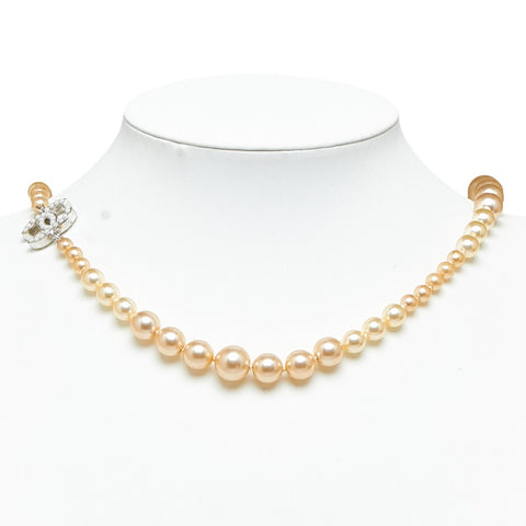 シャネル ココマーク ネックレス パール フェイクパール レディース CHANEL 【中古】