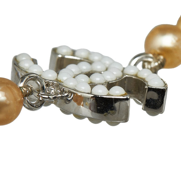 シャネル ココマーク ネックレス パール フェイクパール レディース CHANEL 【中古】