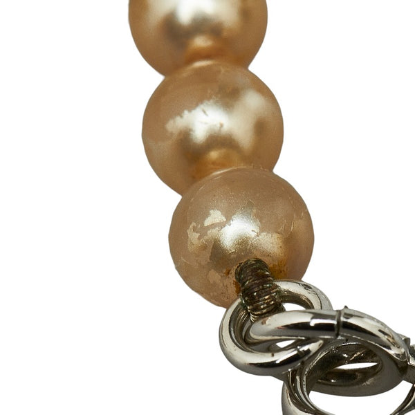 シャネル ココマーク ネックレス パール フェイクパール レディース CHANEL 【中古】