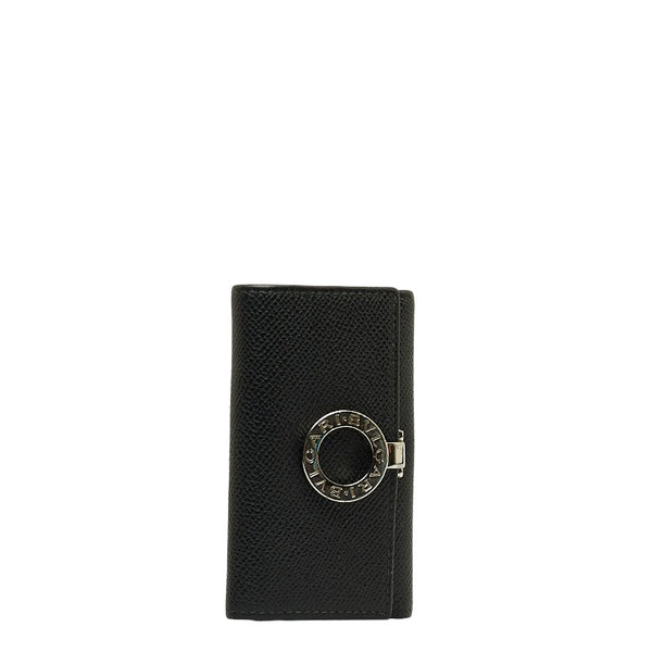 ブルガリ ブルガリブルガリ キーケース ブラック レザー メンズ BVLGARI 【中古】