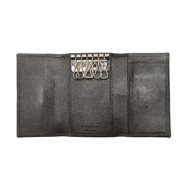 ブルガリ ブルガリブルガリ キーケース ブラック レザー メンズ BVLGARI 【中古】