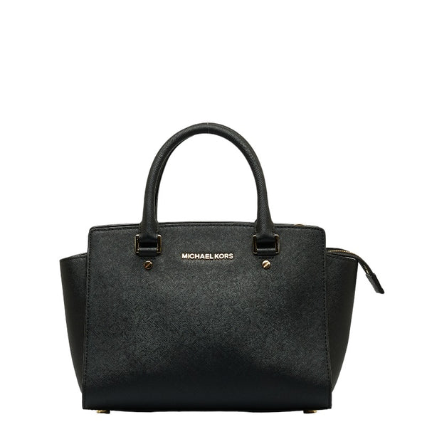 マイケルコース ハンドバッグ ショルダーバッグ 2WAY ブラック レザー レディース Michael Kors 【中古】