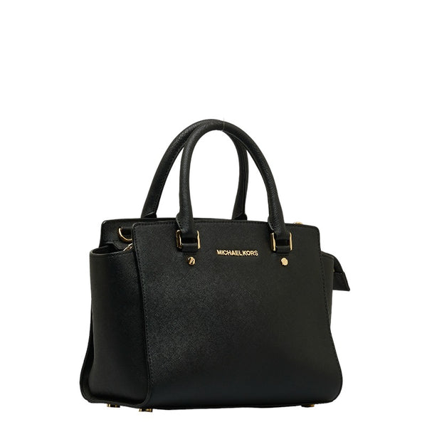 マイケルコース ハンドバッグ ショルダーバッグ 2WAY ブラック レザー レディース Michael Kors 【中古】