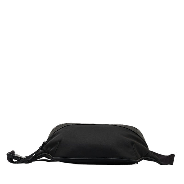 サンローラン ボディバッグ ウエストバッグ 557831 ブラック キャンバス レザー メンズ SAINT LAURENT 【中古】