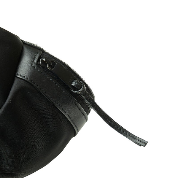 サンローラン ボディバッグ ウエストバッグ 557831 ブラック キャンバス レザー メンズ SAINT LAURENT 【中古】