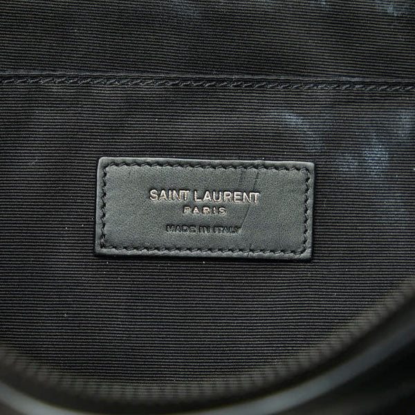 サンローラン ボディバッグ ウエストバッグ 557831 ブラック キャンバス レザー メンズ SAINT LAURENT 【中古】