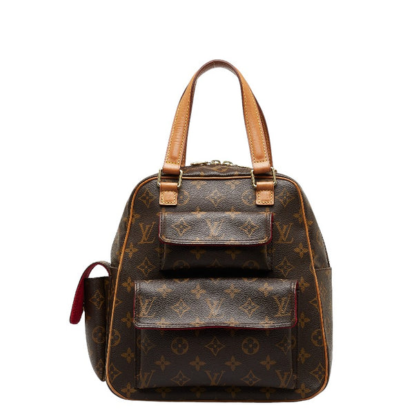 ルイ ヴィトン モノグラム エクサントリ シテ ハンドバッグ M51161 ブラウン PVC レザー レディース LOUIS VUITTON 【中古】